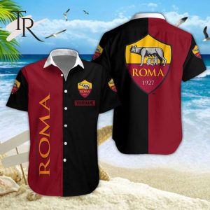 AS Roma Serie A & Serie B Hawaiian Shirt