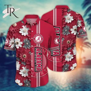 Alabama Crimson Tide NCAA1 Flower Hawaii Shirt For Fans