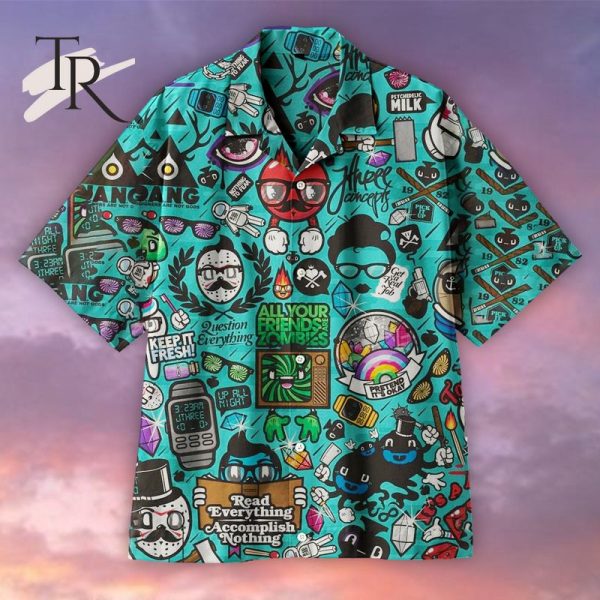 All Your Friends Are Zombies Universal Hawaiian Shirt