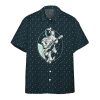 Astronaut Playing Guitar Custom Hawaiian Shirt – Summer Collection