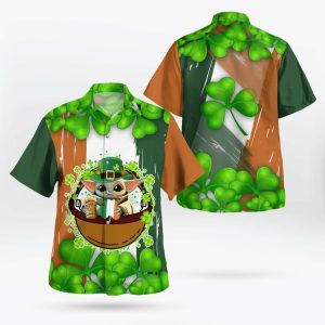 Baby Yoda St.Patrick’s Day Hawaii Shirt