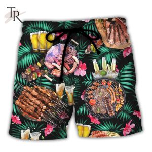 Barbecue Food Everybody Chill Dad’s On The Grill – Hawaiian Shirt