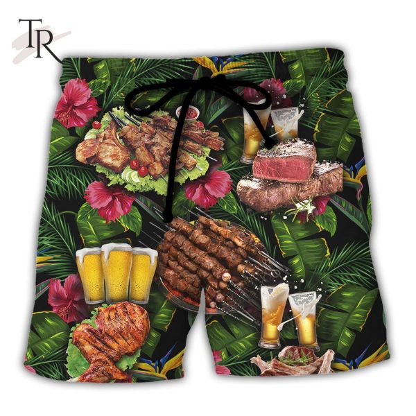 Barbecue Food Once You Put My Meat In Your Mouth You’re Going Want To Swallow BBQ – Hawaiian Shirt