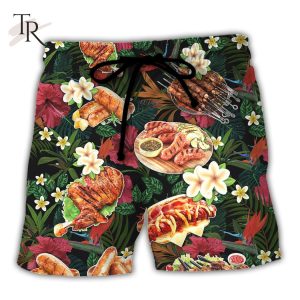 Barbecue Funny I Want A Hot Body But I Also Want BBQ – Hawaiian Shirt