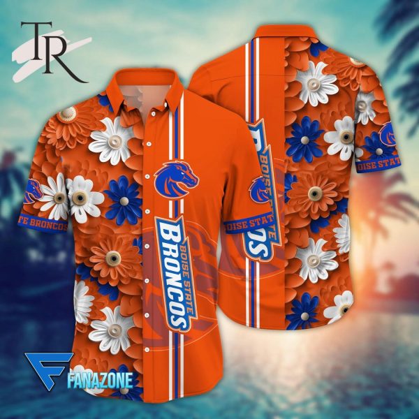 Boise State Broncos NCAA1 Flower Hawaii Shirt For Fans