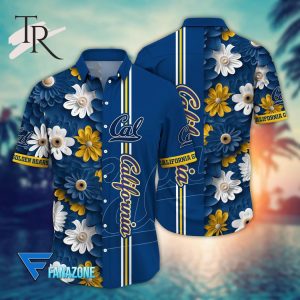 California Golden Bears NCAA3 Flower Hawaii Shirt For Fans