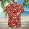 Christmas Santa Men’s Hawaiian Shirt Casual Button Down Shirts