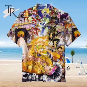 Collection of Cartoon Characters Unisex Hawaiian Shirt