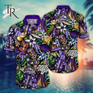 Colorado Rockies MLB Flower Hawaii Shirt For Fans