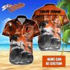 Custom Name MLB Baltimore Orioles Special Hawaiian Design Button Shirt