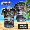 Custom Name MLB Chicago White Sox Special Hawaiian Design Button Shirt