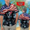 Custom Name NFL Houston Texans Hawaiian Shirt And Short