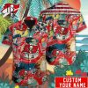 Custom Name NFL Tampa Bay Buccaneers Special Hawaiian Design Button Shirt