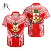 Custom Personalised Kolisi Tonga Hawaiian Shirt Red Style