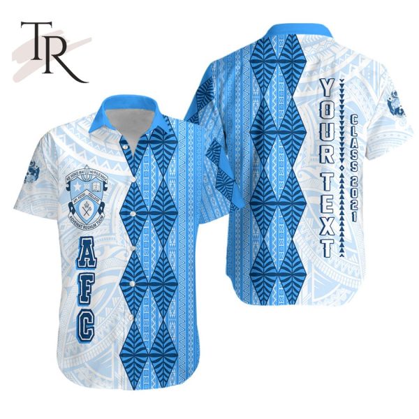 Custom Personalize Tonga Kolisi Apifo’ou Hawaiian Shirt Simple Tapa