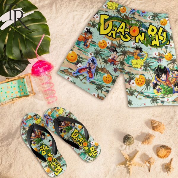 Dragon Ball Combo Shorts And Flip Flop