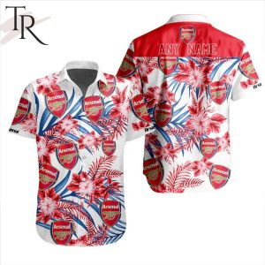 EPL Arsenal Football Club Personalized Name Hawaiian Shirt