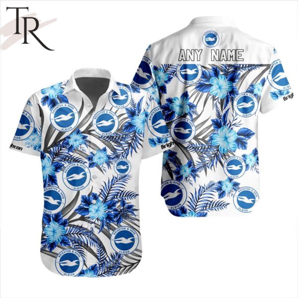 EPL Brighton Football Club Personalized Name Hawaiian Shirt