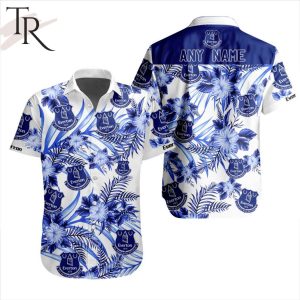 EPL Everton Football Club Personalized Name Hawaiian Shirt