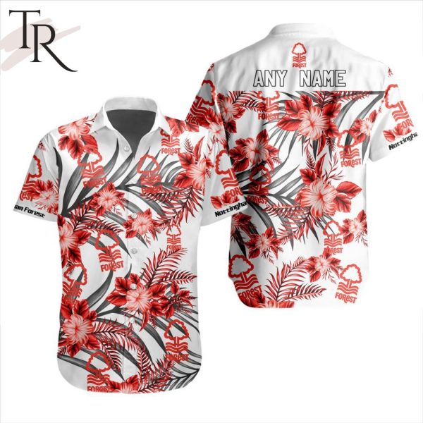 EPL Nottingham Forest Football Club Personalized Name Hawaiian Shirt