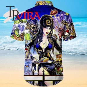 Elvira Pinball Unisex Hawaiian Shirt