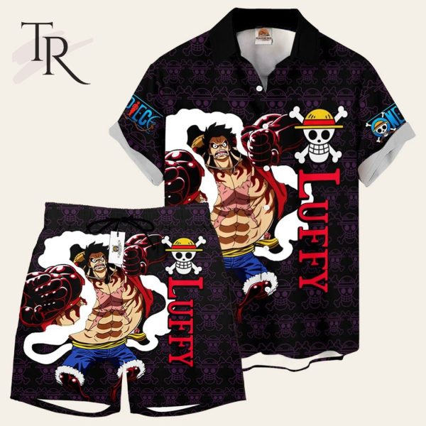 Gear 4th Luffy Symbol One Piece Hawaiian Suit