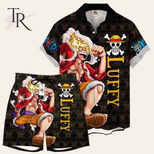 Gear 5th Luffy Symbol One Piece Hawaiian Suit