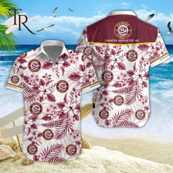 Geneve-Servette HC National League Hawaiian Shirt