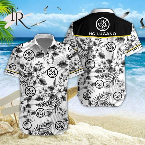 HC Lugano National League Hawaiian Shirt