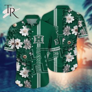 Hawaii Rainbow Warriors NCAA3 Flower Hawaii Shirt For Fans