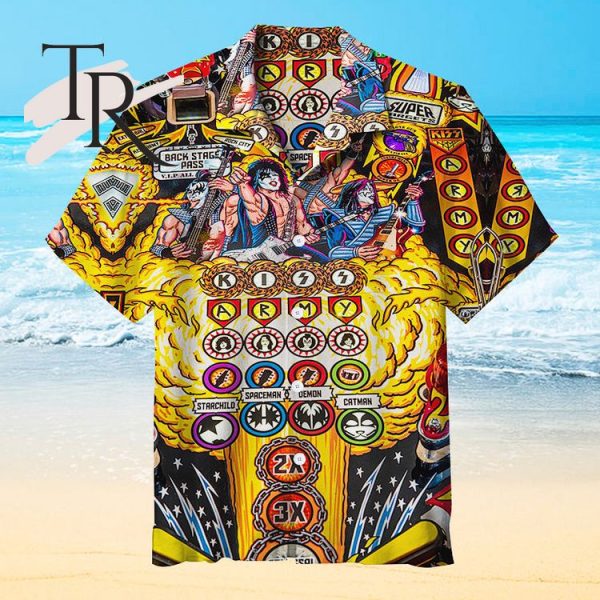 Kiss Pinball Universal Hawaiian Shirt