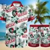 Leicester Tigers Floral Hawaiian Shirt And Beach Shorts