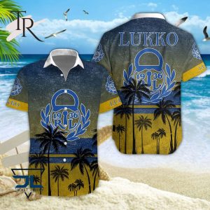 Liiga ja Mestis Rauman Lukko Hawaiian Shirt