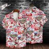 MLB St. Louis Cardinals Baseball Pattern On White Background Print Hawaiian Shirt