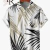 Men’s Hawaiian Coconut Leaf Short Sleeve Shirt