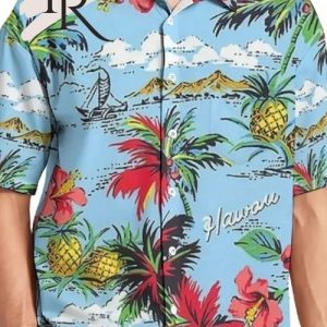 Men’s Hawaiian pineapple coconut Shirt