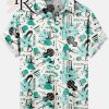 Men’s Music Sound Hawaiian Shirt For Summer Vacation & Resort