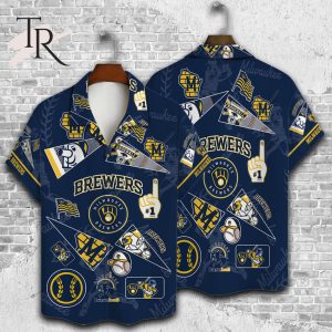 Milwaukee Brewers Major League Baseball 3D Print Hawaiian Shirt