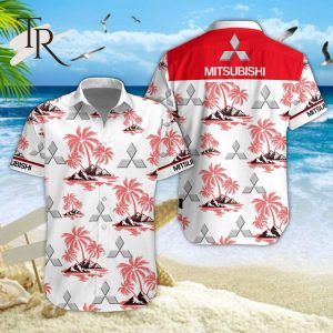 Mitsubishi Tractor Hawaiian Shirts