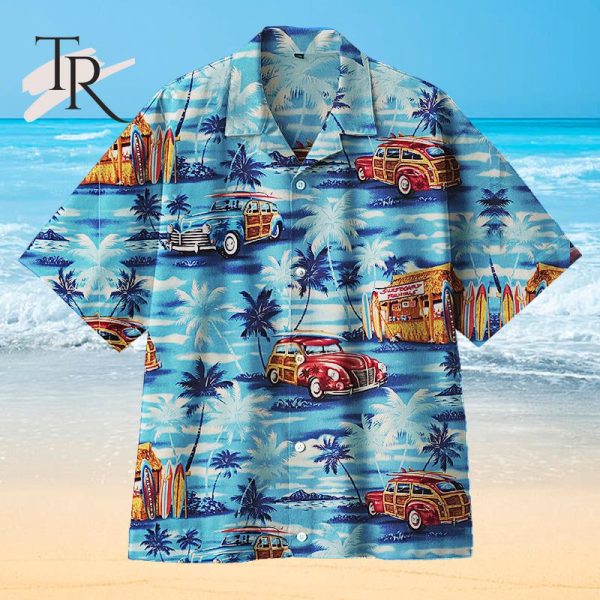 My Classic Car Takes Me To The beach Universal Hawaiian shirt