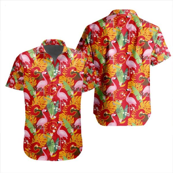 NHL Calgary Flames Special Aloha-style Design Button Shirt