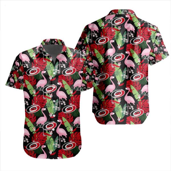 NHL Carolina Hurricanes Special Aloha-style Design Button Shirt