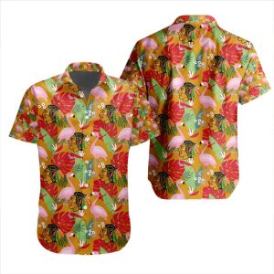 NHL Chicago Blackhawks Special Aloha-style Design Button Shirt