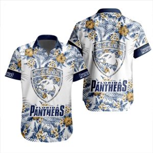 NHL Florida Panthers Special Hawaiian Shirt With Design Button