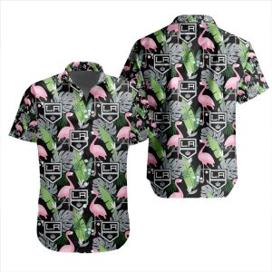 NHL Los Angeles Kings Special Aloha-style Design Button Shirt