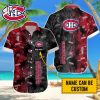 NHL Montreal Canadiens Special Aloha Design Button Shirt