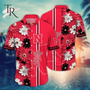 Nebraska Cornhuskers NCAA2 Flower Hawaii Shirt For Fans