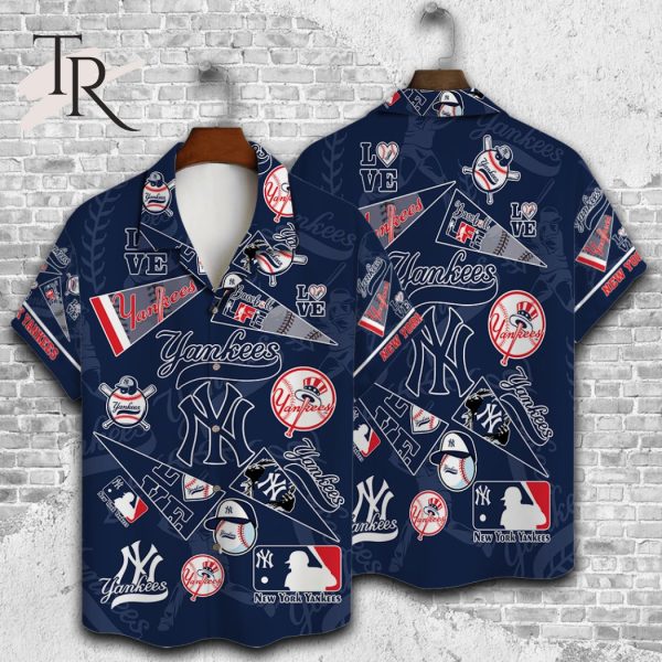 New York Yankees Major League Baseball 3D Print Hawaiian Shirt