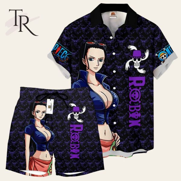 Nico Robin Symbol One Piece Hawaiian Suit