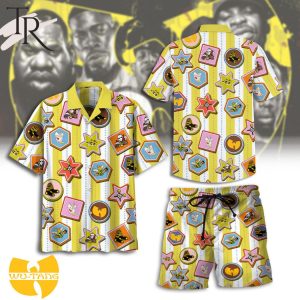 PREMIUM Wu-Tang Clan Hawaiian Shirt And Shorts Set